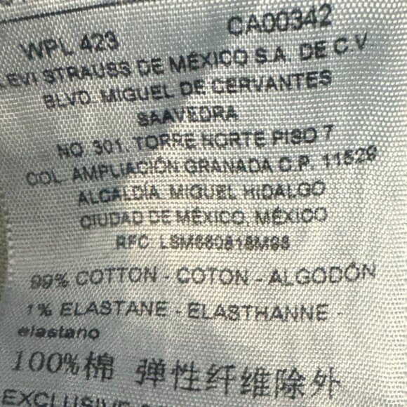 Men's Levi Strauss & Co S67 Athletic Jeans - W30 x L32 - Picture 9 of 11